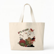 Merry Christma Santa Tote Bag