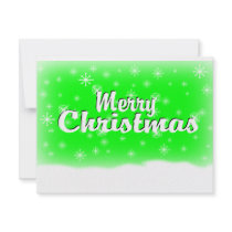 MERRY CHRISTMAS 1 LIME invitations