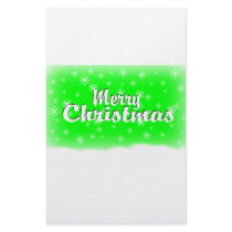 MERRY CHRISTMAS 1 LIME stationery by JUST4HOLIDAYZ MERRY CHRISTMAS 1 LIME stationery