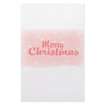 MERRY CHRISTMAS 1 PINK stationery by JUST4HOLIDAYZ MERRY CHRISTMAS 1 PINK stationery