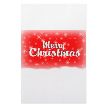 MERRY CHRISTMAS 1 RED stationery by JUST4HOLIDAYZ MERRY CHRISTMAS 1 RED stationery