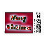 Merry Christmas 3D Font Stamp