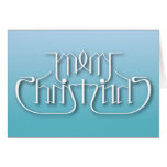 Merry Christmas Ambigram Card