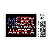 Merry Christmas America postage by soloboy00 Merry Christmas America postage