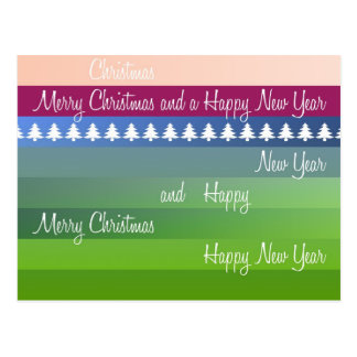 Merry Christmas Text Postcards | Zazzle