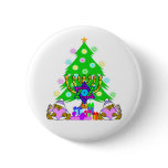 Merry Christmas and Happy Hanukkah Button
