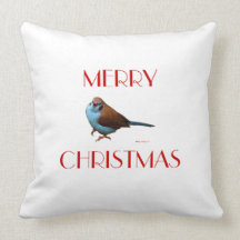 Merry Christmas and Happy Holidays Throw Pillow