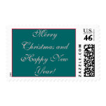 Merry Christmas and Happy New Year! Postage Stamp
