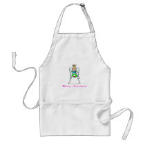 Merry Christmas Angel Apron