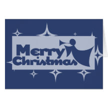 Merry Christmas Angel Greeting Card