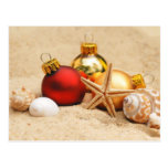 Merry Christmas At the Beach Post Card