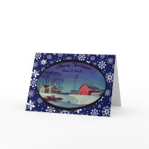 Merry Christmas Aunt and Uncle Greeting Card