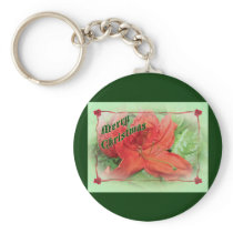 Merry Christmas Azalea Key Chain
