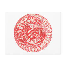 Merry Christmas ball candy canes postcards