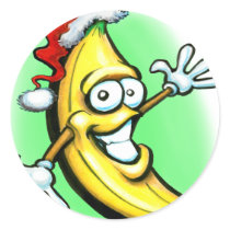 Merry Christmas Banana Happy New Year stickers by FunGraphix Merry Christmas Banana Happy New Year stickers