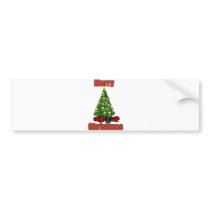 Merry christmas beer tree bumper stickers by TheeChristmasShop Merry christmas beer tree bumper stickers