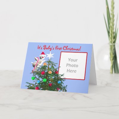 Baby Photo Frame on Merry Christmas Bird   Baby S First  Photo Frame  Cards From Zazzle