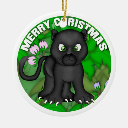 black panther christmas tree ornaments