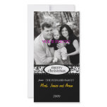 merry christmas black white ribbon