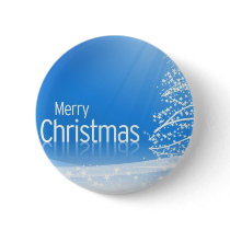 Merry Christmas Blue buttons