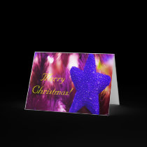 Merry Christmas Blue Star cards