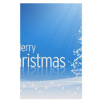 Merry Christmas Blue stationery