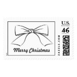 Merry Christmas Bow USPS Christma Cards Stamp 2009