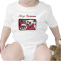 Merry christmas boxers baby  t-shirts
