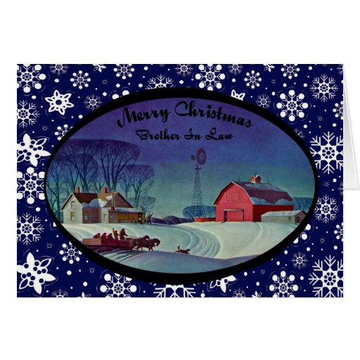 Merry Christmas Brother In Law Greeting Cards Zazzle