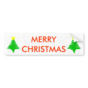 Merry Christmas Bumper Sticker bumper stickers