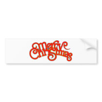 Merry Christmas bumper stickers