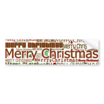 Merry Christmas Bumper Sticker bumper stickers by bluebeachsong Merry Christmas Bumper Sticker bumper stickers