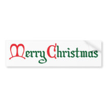 Merry Christmas bumper stickers by lifeisahighway Merry Christmas bumper stickers
