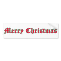 Merry Christmas bumper stickers by artogram Merry Christmas bumper stickers