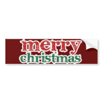 Merry Christmas bumper stickers