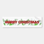 Merry Christmas Bumper Sticker