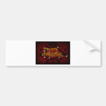 Merry Christmas Bumper Sticker