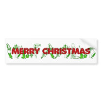 Merry Christmas bumper stickers