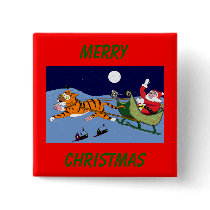 Merry, Christmas buttons