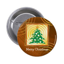 christmas, christmas tree, christmas gift, merry christmas, christmas design, festive design, xmas, decorative, season greetings, holiday gift, gift, contemporary, whimsical, merry, cheerful, illustration, houk, custom, customizable, personalizable, happy new year, winter, eerie, wishes, Button with custom graphic design