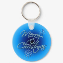 MERRY CHRISTMAS by SHARON SHARPE keychains