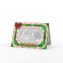 Merry Christmas Candy Cane Border cards