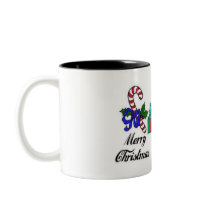 MERRY CHRISTMAS CANDY CANE mugs by SUNZUP4U MERRY CHRISTMAS CANDY CANE mugs