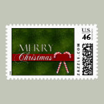 Merry Christmas Candy Cane Postage