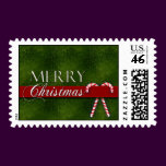 Merry Christmas Candy Cane Postage
