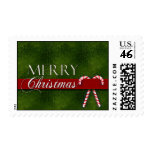 Merry Christmas Candy Cane Postage