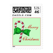 Merry Christmas Candy Cane Stamp stamp
