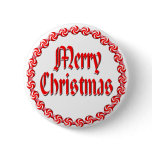 MERRY CHRISTMAS & CANDY WREATH by SHARON SHARPE buttons