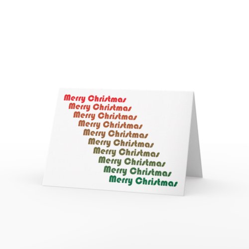 Merry Christmas Card card