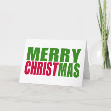 Merry Christmas Note Card